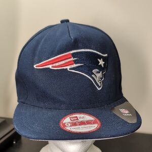 New England Patriots New Era NFL Dark Blue Patriots Hat Adjustable